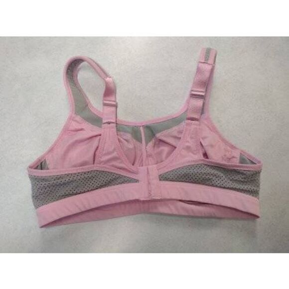 Glamorise size 36B High Impact Underwire Sports Bra Pink - Picture 2 of 3